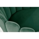 Стул HALMAR K410 темно-зеленый/черный